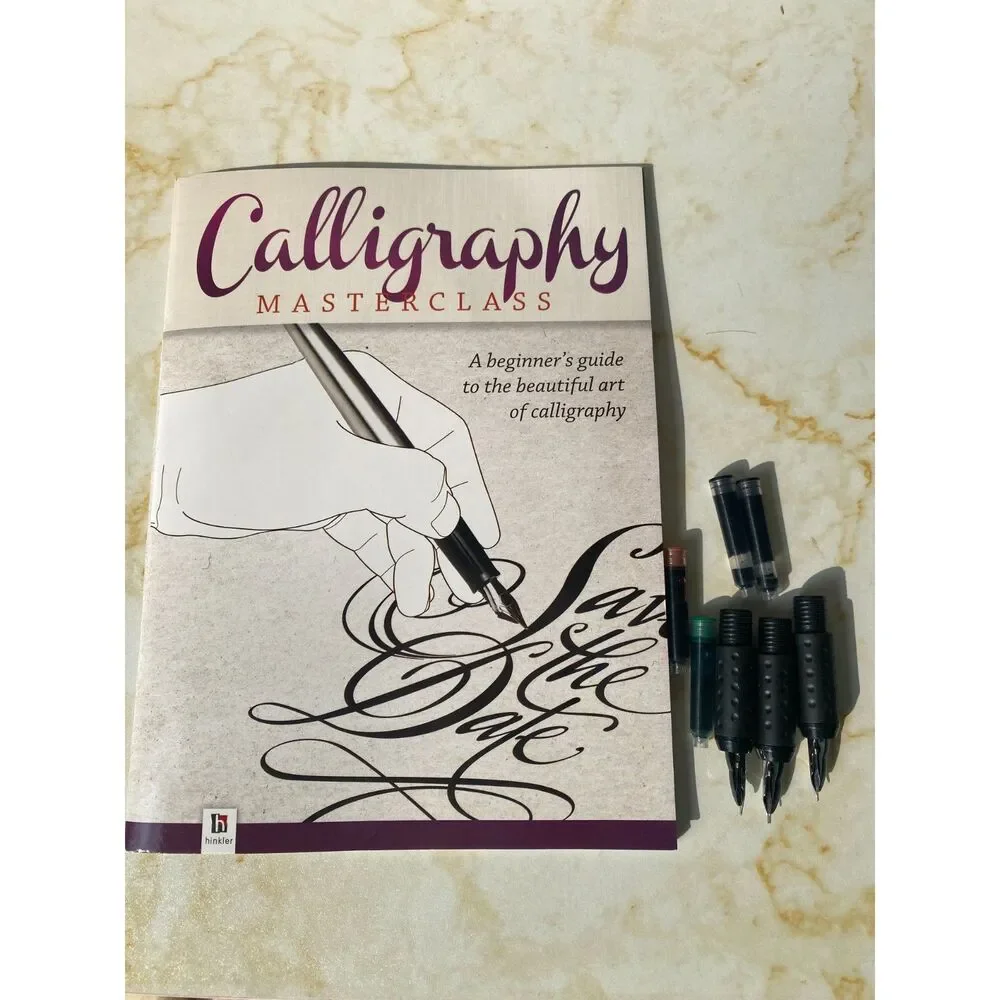 New Calligraphy practice book with extra Calligraphy Pens Parts